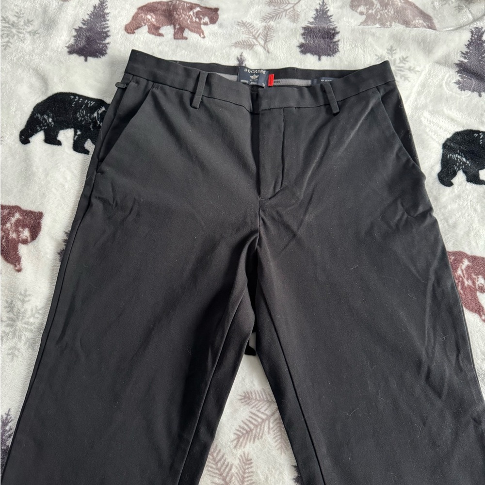 Dockers Men's Dark Gray Chinos